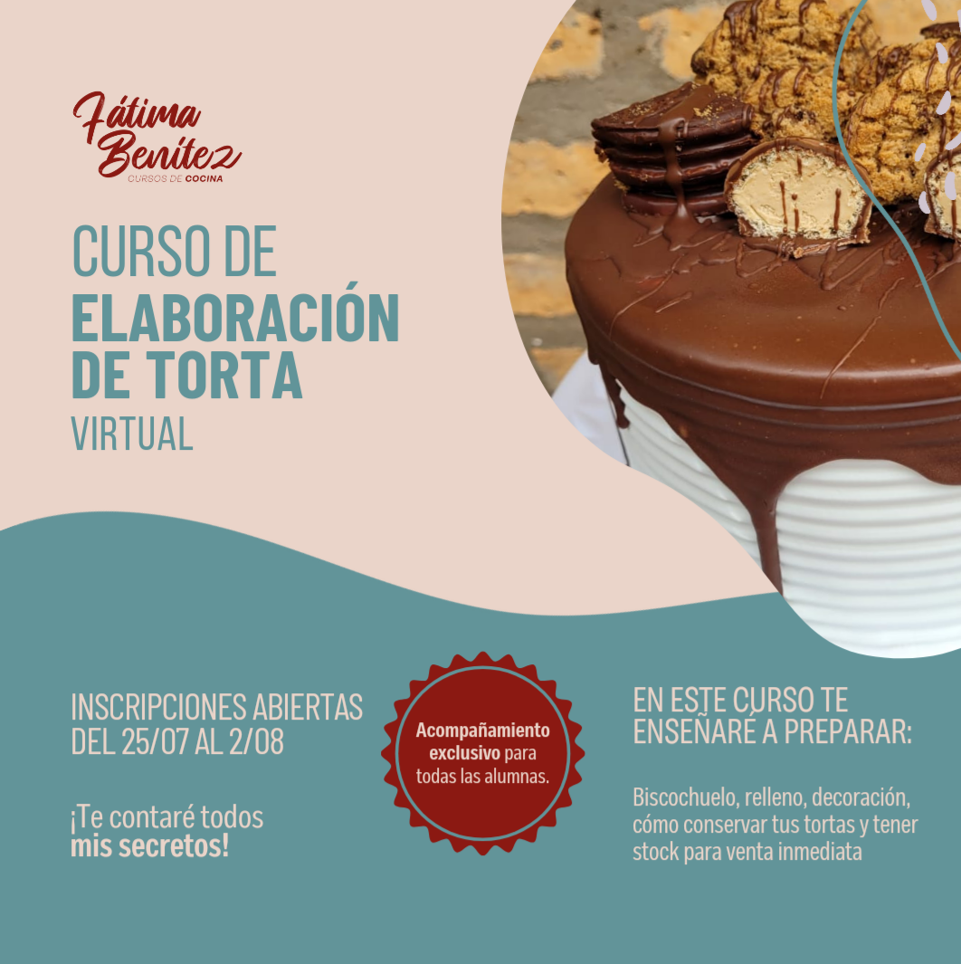 Curso de Elaboración de tortas paso a paso