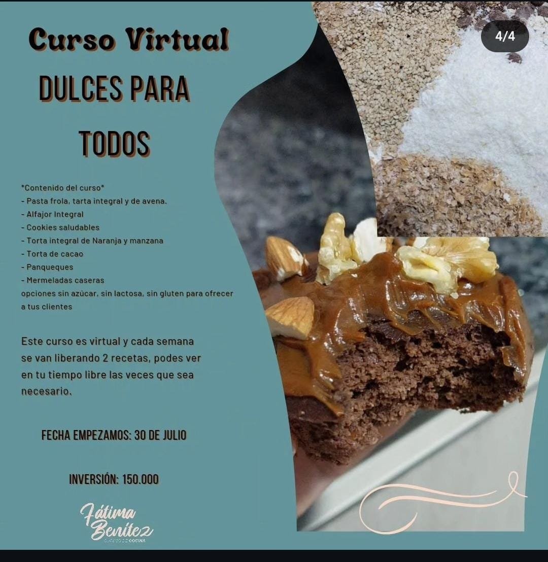 Curso Dulces para todos